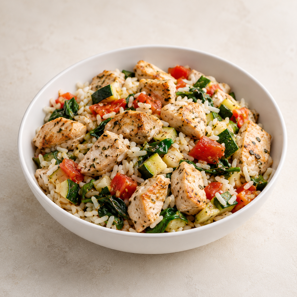 Mediterranean Chicken & Rice